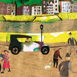 Illustration originale tirée du livre « Les caractères vivants », collage, 2016