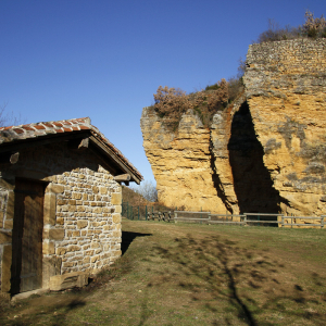 Pierres dorées de la carrière de Glay