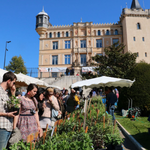 Foire aux plantes de Saint-Priest, devant le château - © Service communication Saint-Priest