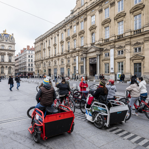 Vélo Benur lors de la  Journée "Visitez Lyon !" © Brice ROBERT
