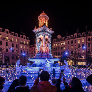 "lumignons du coeur" - Fête des Lumières 2021 © Brice Robert - www.b-rob.com