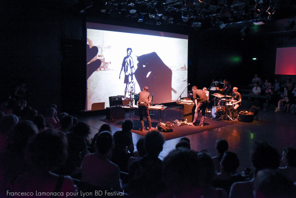 Concert BD © Francesco Lamonaca pour Lyon BD Festival