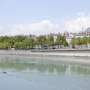 Quais du Rhône, vue sur l'Opéra - photo Brice Robert/ Aderly