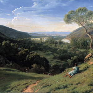 Paul Flandrin, Sur les bords du Rhône près de Vienne, 1855 © Lyon MBA - Photo : Alain Basset