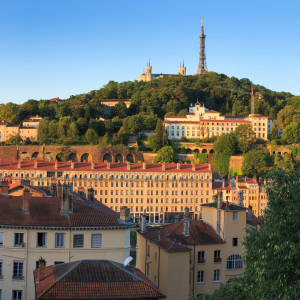 Colline de Fourvière vue de la Croix-Rousse © Sander van der Werf/Shutterstock.com