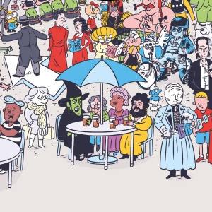 Affiche du Lyon BD Festival 2019 ©  Luke Mc Garry