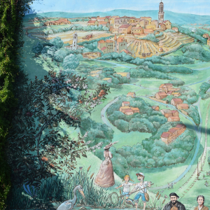 Fresque histoire et identité d'Irigny © Services de la Mairie d’Irigny