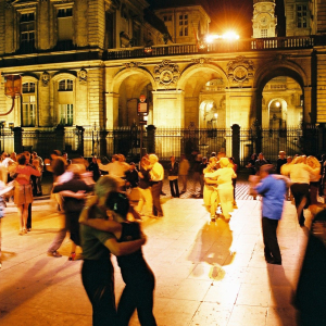 Bal de tango place des Célestins © Ville de Lyon