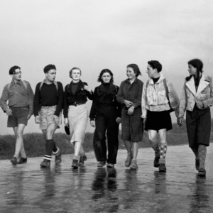 Jeunes marcheurs pendant la seconde Guerre © Jamet / CHRD